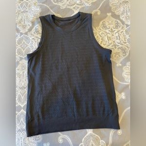 Lululemon tank. Black with mesh